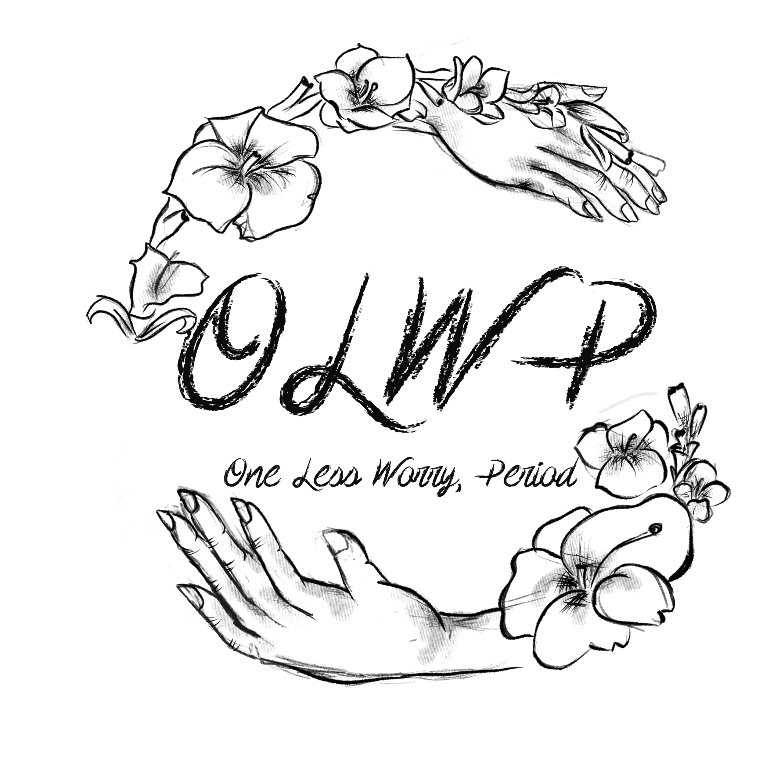 One Less Worry, Period Logo